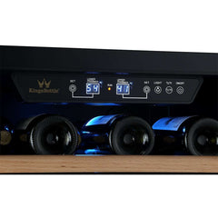 WineCools- KBUSF54D 24" Dual Zone Under Counter Built-in Wine Cooler