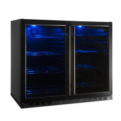 WineCools- KBU28LRX 39 Inch Under Counter Wine And Beer Fridge Combo