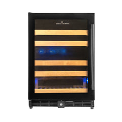 WineCools- KBU50DX 44 Bottles 24 inch Under Counter Dual Zone Wine Cooler