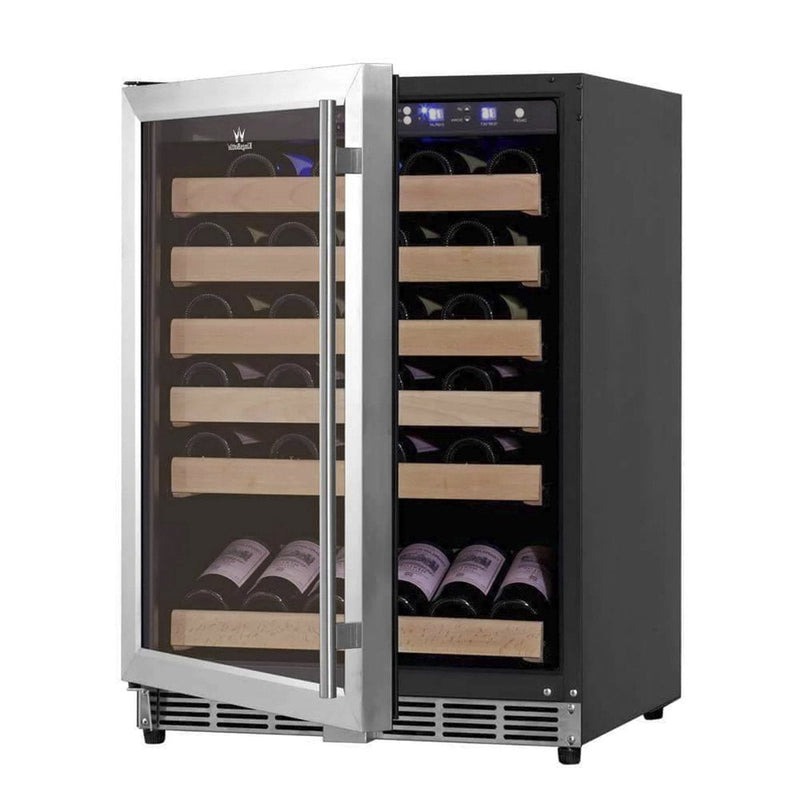 WineCools- KBU50WX 46 Bottle 24 inch Under Counter Wine Cooler Built in