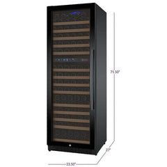 Allavino FlexCount II Tru-Vino 172 Bottle Dual Zone Black Left Hinge Wine Fridge VSWR172-2BL20