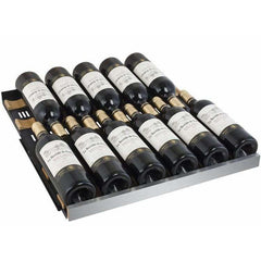 Allavino FlexCount II Tru-Vino 172 Bottle Dual Zone Black Left Hinge Wine Fridge VSWR172-2BL20