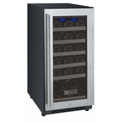 Allavino  FlexCount II Tru-Vino 30 Bottle Single Zone Stainless Steel Right Hinge Wine Fridge VSWR30-1SR20