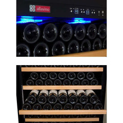 Allavino Vite II Tru-Vino 305 Bottle Single Zone Stainless Steel Left Hinge Wine Fridge YHWR305-1SL20