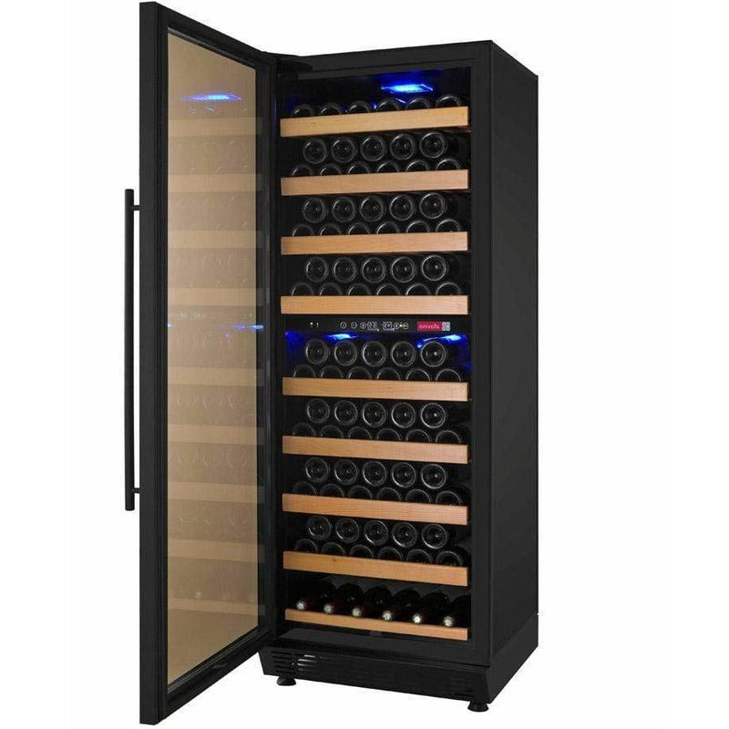 Allavino  Vite II Tru-Vino 99 Bottle Dual Zone Black Right Hinge Wine Fridge YHWR99-2BR20