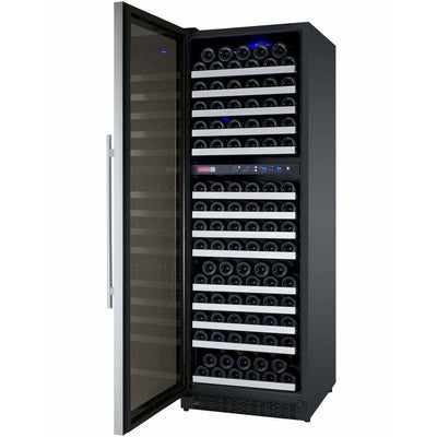 Allavino FlexCount II Tru-Vino 172 Bottle Dual Zone Stainless Steel Right Hinge Wine Fridge VSWR172-2SR20