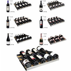 Allavino FlexCount II Tru-Vino 177 Bottle Black Right Hinge Wine Fridge VSWR177-1BR20