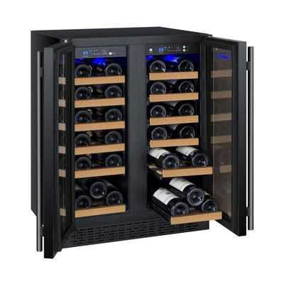 Allavino FlexCount II Tru-Vino 36 Bottle Dual Zone Black Wine Fridge VSWR36-2BF20