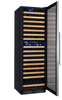 Allavino  FlexCount Classic II Tru-Vino 172 Bottle Dual Zone Stainless Steel Right Hinge Wine Refrigerator YHWR172-2SR20