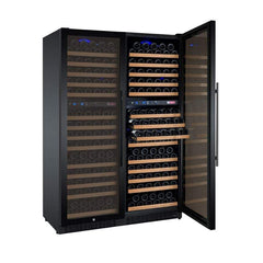 Allavino  FlexCount II Tru-Vino 344 Bottle Four Zone Black Wine Fridge 2X-VSWR172-2B20