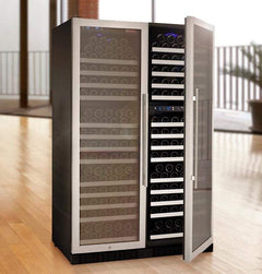 Allavino  FlexCount II Tru-Vino 349 Bottle Three Zone Stainless Steel Wine Refrigerator 3Z-VSWR7772-S20