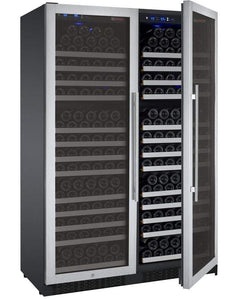 Allavino FlexCount II Tru-Vino 354 Bottle Dual Zone Stainless Steel Wine Fridge 2X-VSWR177-1S20