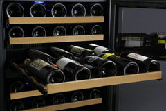 Allavino FlexCount II Tru-Vino 56 Bottle Dual Zone Black Right Hinge Wine Fridge VSWR56-2BR20