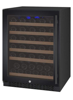 Allavino FlexCount II Tru-Vino 56 Bottle Single Zone Black Left Hinge Wine Fridge VSWR56-1BL20