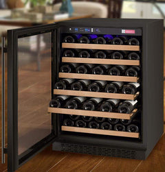 Allavino FlexCount II Tru-Vino 56 Bottle Single Zone Black Left Hinge Wine Fridge VSWR56-1BL20