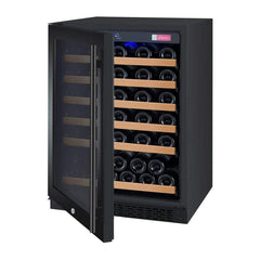 Allavino FlexCount II Tru-Vino 56 Bottle Single Zone Black Left Hinge Wine Fridge VSWR56-1BL20