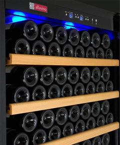 Allavino Vite II Tru-Vino 277 Bottle Single Zone Black Left Hinge Wine Fridge YHWR305-1BL20