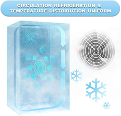 Antarctic Star Beverage Refrigerator Cooler - 100 Can Mini Fridge Glass Door