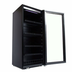 Whynter 124 Bottle Freestanding Wine Cabinet Refrigerator FWC-1201BB