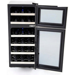 Whynter 21 Bottle Dual Temperature Zone
Touch Control Freestanding Wine Cooler WC-212BD