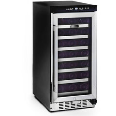 Whynter 33 Bottle Compressor Built-In Wine Refrigerator BWR-33SD