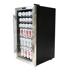 Whynter Beverage Refrigerator - Stainless Steel with internal fan BR-130SB