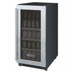 Allavino- Tru-Vino Stainless Steel Left Hinge Beverage Fridge  AOVSBC15-SL20